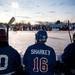 The A-Team bench watches the game during the Michigan Pond Hockey Classic on Saturday, Feb. 9. Daniel Brenner I AnnArbor.com